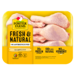 Foster Farms Fresh & Natural Chicken Drumsticks, 20g Protein per 4 oz Serving